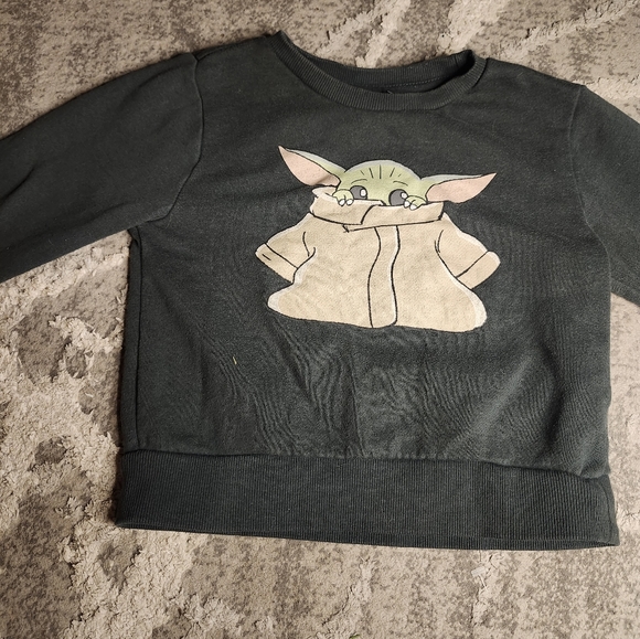Starwars Grogu sweatshirt 4t - Picture 1 of 4